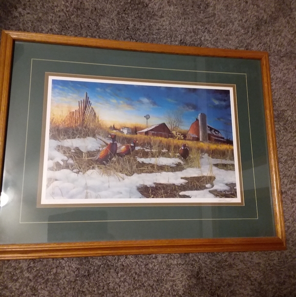 Harvest Rooster print - Picture 1 of 5